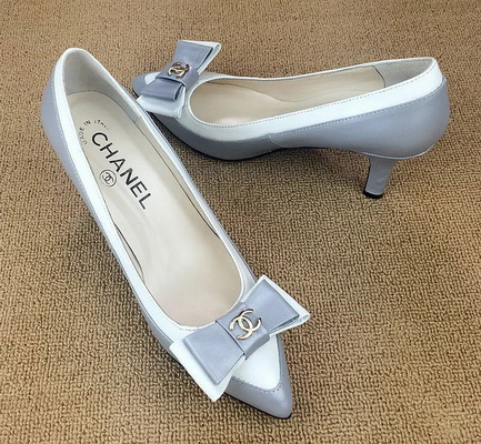 CHANEL Shallow mouth kitten heel Shoes Women--018